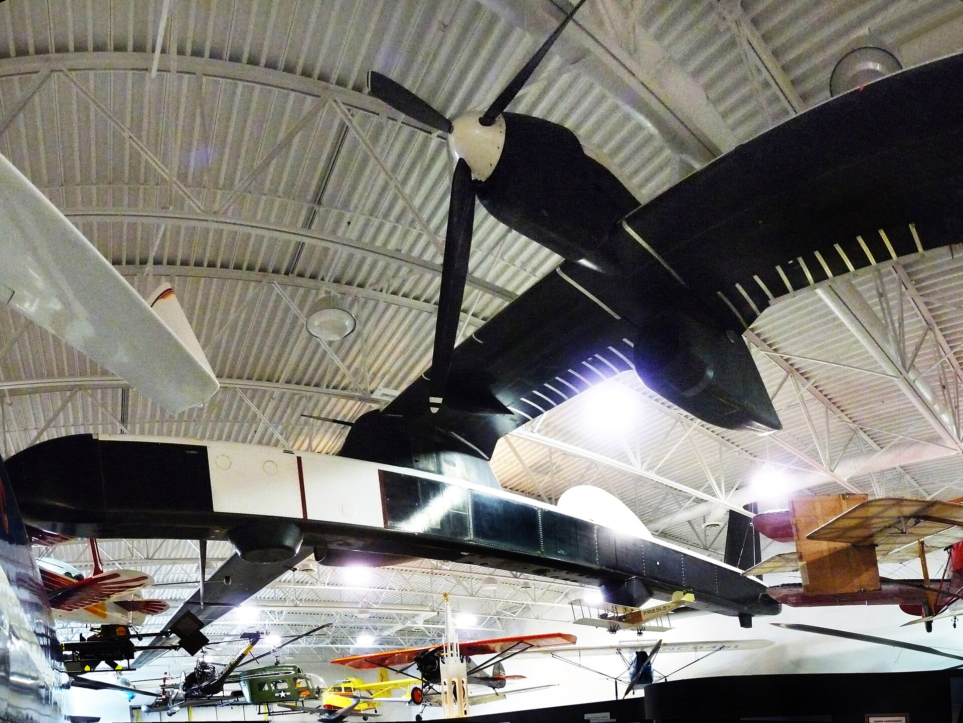 Boeing Condor UAV suspended at the Hiller Aviation Museum
